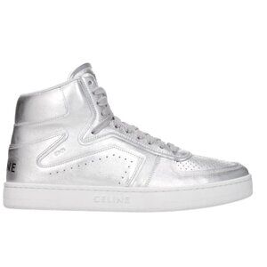 Celine Sneakers Men Leather Silver- Size 44